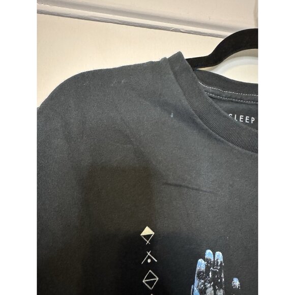 Sleep Token Vessel Hands Tiedye T-Shirt Size Large Black Blue - Picture 3 of 8